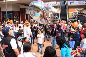show de burbujas para eventos recreativos